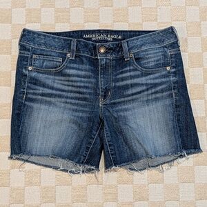 American Eagle Y2K Denim Cutoff Shorts Size 12